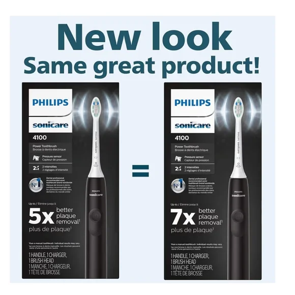 Philips Sonicare 4100 Power Toothbrush - Black - Picture 3 of 13